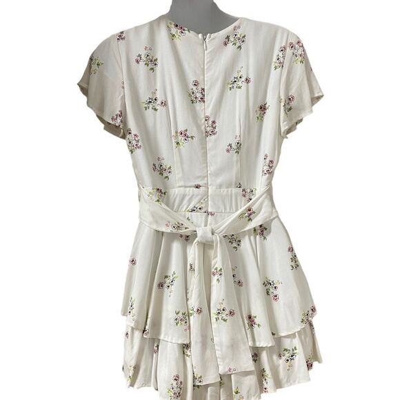 NWT Altar'd State Floral Ivory Alice Romper Size Small - Picture 6 of 6